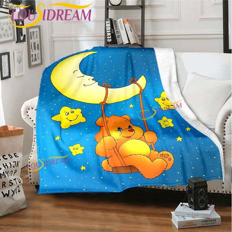 Super měkká flanelová deka s potiskem Animal Series Pohovka s flanelovým přehozem na postel