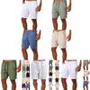 Bequeme Sommer-Herrenshorts mit feuchtigkeitsableitendem Stoff für Yoga und Fitness