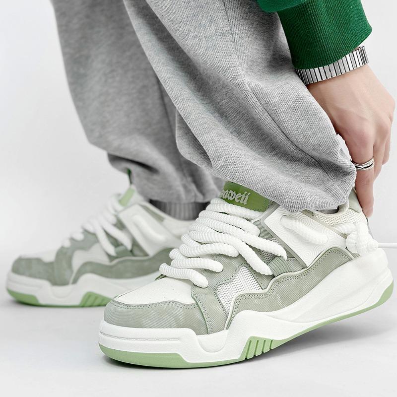 Fashion Versatile Shoes Thick Sole Anti Slip Sneakers Men Breathable Comfort Casual Board Shoes  Four Seasons Outdoor Shoes