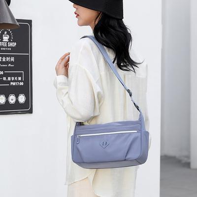 New Women's Shoulder Bag Simple Large-capacity Messenger Bag Anti-splashing Nylon Bag
