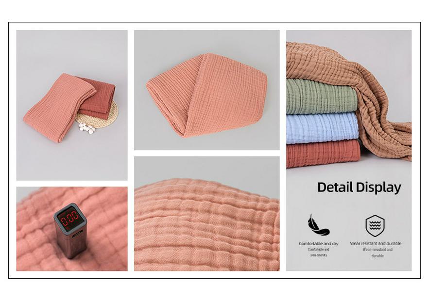 Six-Layer Pure Cotton Gauze Summer Blanket & Towel Quilt
