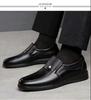 2026 Men's Casual Versatile Leather Shoes: Autumn/Winter Wear-Resistant, Non-Slip Dad Shoes