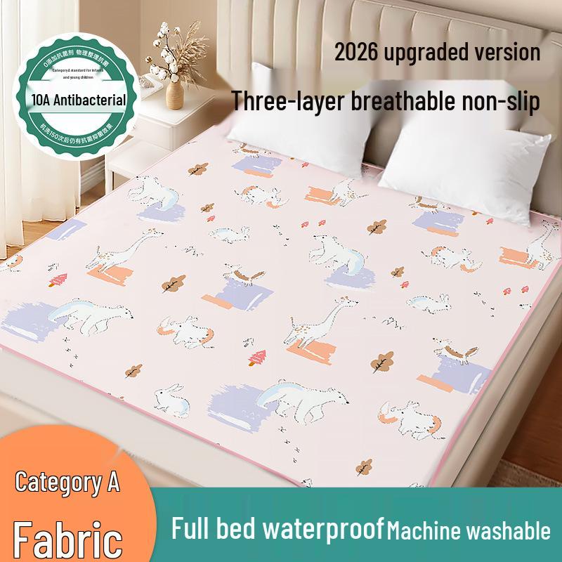 Double-Sided Antibacterial Waterproof Baby Changing Pad - Large, Thick, and Reusable