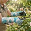 1 Pair Anti-Puncture Thorn Proof Gloves Long Elbow Design Rose Pruning Gloves  Gardening Work