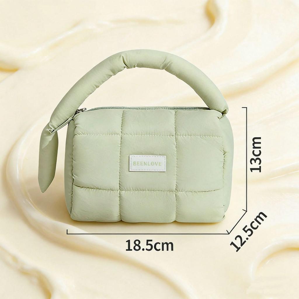 New Cosmetic Bag Portable Portable Large Capacity High Value Candy Color Storage Toilet Bag