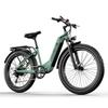 JOOBIKE JOO1 Electric Bike, 1000W Motor, 48V 17.5Ah Battery, 26×3.0'' Fat Tires, 7-Speed, Hydraulic Brakes, LCD Display, 90km Range, 45km/h, Green