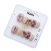 Cat Eye Butterfly Bow Press On Nails 10pcs Set Small Style Versatile
