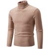 Men'S Knitwear Men'S Autumn And Winter New European And American High Neck Fried Dough Twists Sweater Underlay Sweater Warm