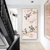 Chinesischen Stil Tinte Kunst Poster Vogel Blumen Wand Leinwand Malerei Hause Hängen Bilder Drucke Schlafzimmer Korridor Wohnzimmer Dekor