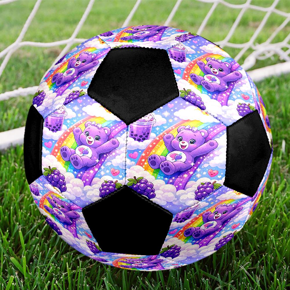 Bear Theme Size 5 Soccer Ball, Suitable for Both Indoor and Outdoor Matches, a Gift Suitable for Everyone.