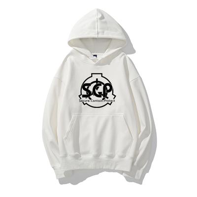 SCP Anime solidna bluza z kapturem moda bluza z długim rękawem moda wysokiej jakości unisex i damska bluza z kapturem Casual y2K sweter z kapturem