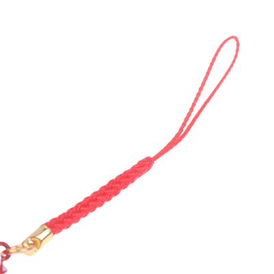 Campana de dibujos animados con forma de gato de la suerte japonés, campana de cobre de la suerte, colgante para teléfono móvil, llavero, accesorio para bolso de niña
