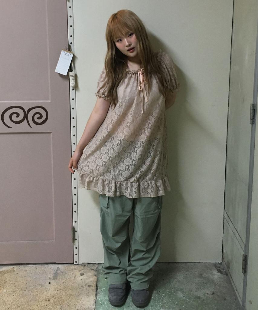 CGP Nylon Cargo Parachute Pants - Light Khaki