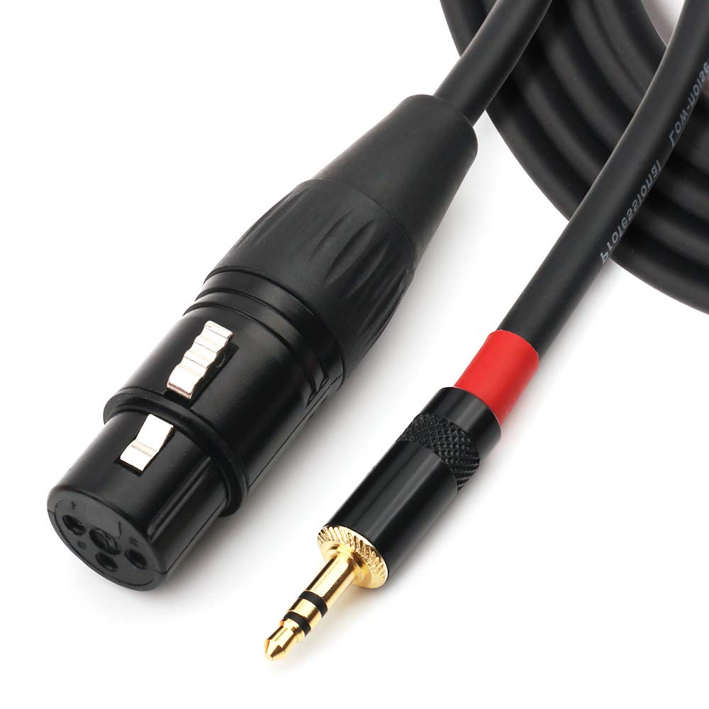 NANYI 3.5mm Stereo XLR (Female) Microphone Cable for Microphones or Professional Recording, Mixing (XLR Female 3m)