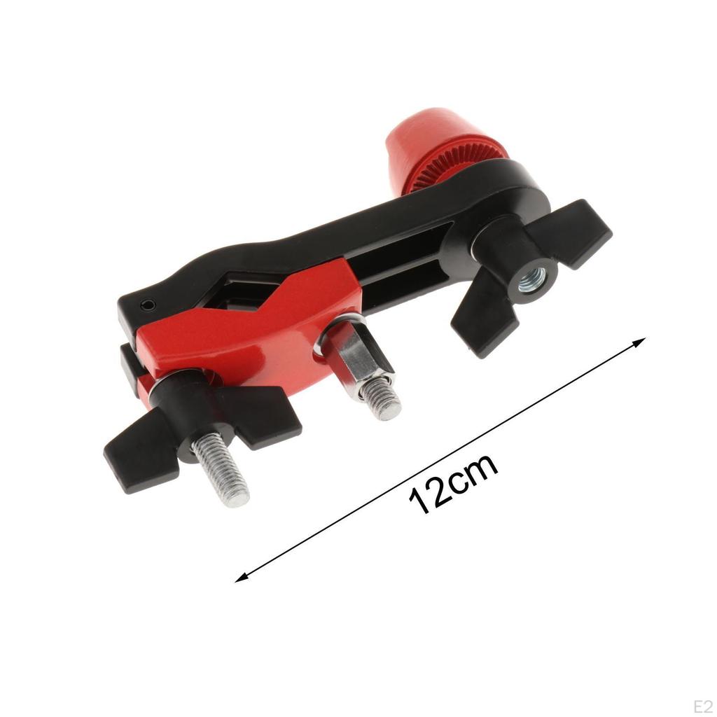 Drum Cymbal Arm Bracket Multi Clamp V To Eyebolt MEGA Clamps Percussion Practice Set