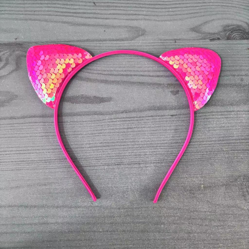 Sequin Cat Ears Headband for Kids - Cute DIY Fabric Hair Accessory