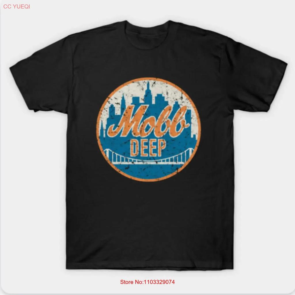 Mobb deep queens newyork vintage music T Shirt vintage Washed Stretched Casual streetwear Comfortable Soft Stylish