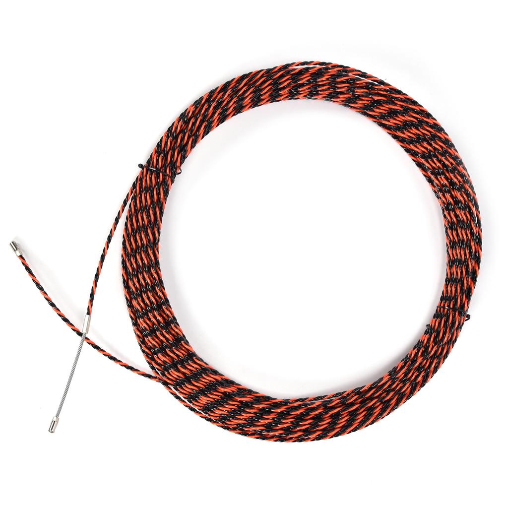 Cablu de Oțel 50m Acoperit cu Plastic Rezistent la Coroziune Bicolor pentru Ascensor Macara Tractor