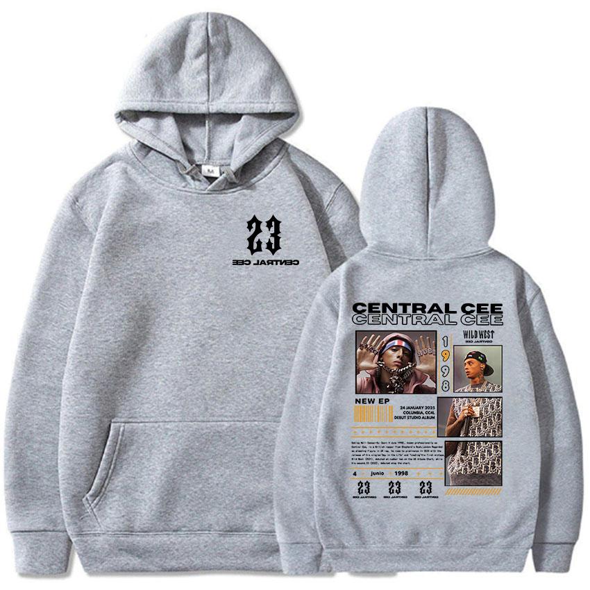 Central Cee CAN'T RUSH GRETNESS Mikiny s potiskem Pulovry s kapucí s dlouhým rukávem Streetwear Rapper Potisk Móda Oblečení Unisex