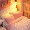 CUTEROOM DIY Wooden Dollhouse Kit with LED Lights Music Dustproof Furniture Miniature Handmade Miniature Gift for Girls and Creative Gift for Kids &