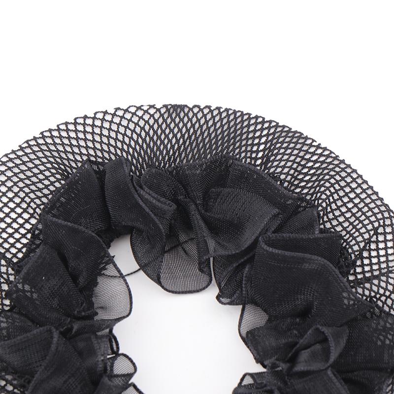 Filet à chignon Snood pour femmes Filet à cheveux Danse ballet Patinage Crochet Strass Accessoires de coiffure