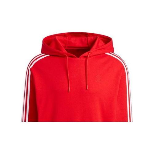 adidas Logo Printed Hoodie American Style Sweatshirt Men’s Red