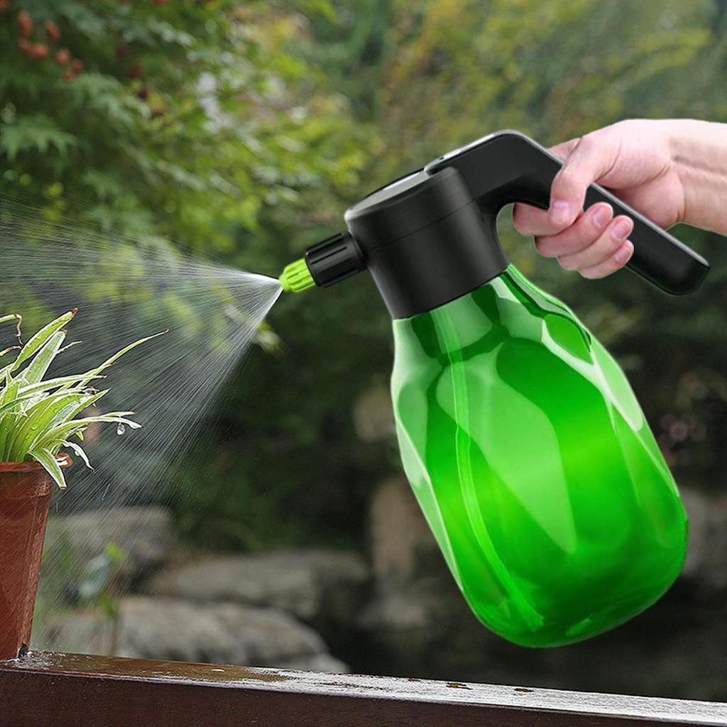 Electric Watering Kettle 2L Portable Electric Spray Bottle Charging Adjustable Sprinkler Cleaning Disinfecting Sprayer Gardening