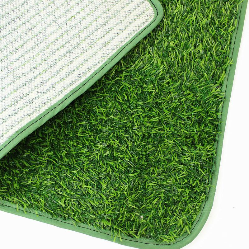 1PC Simulation Lawn Pet Blanket Washable & Reusable Dog Potty Training Mat - Odor-Control Artificial Grass Pad for Pets