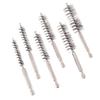6 Pcs Stainless Steel Pipe Cleaning Brush Set 1/4" Hexagonal Bar Twisted Wire Hole Brush Cleaning Brush Bristle Wire Brush Hole