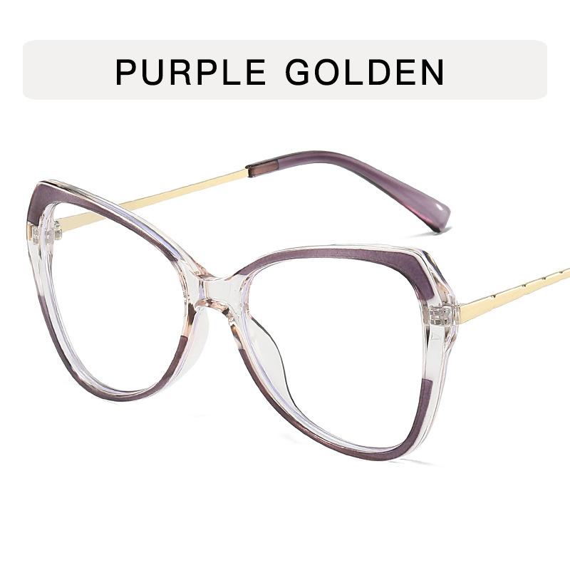 

Модные трендовые металлические очки «кошачий глаз» с защитой от синего света для мужчин и женщин, классический дизайнерский компьютерный аксессуар класса люкс Anti-blue light