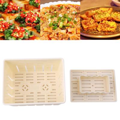 Home Kitchen DIY Mold Handmade Tofu Maker Mould Plastic Press Lid Accessories