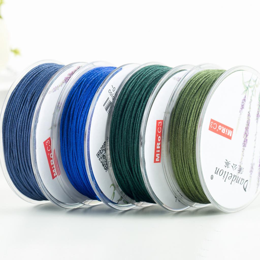 Löwenzahn C3 0,9 mm Schmuckband Nylonband Schmuckzubehör Armband und Halskette Material 21 Farben