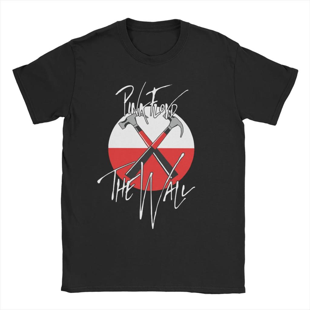 Pink Floyd Psychedelic Fluid Band Photo T-Shirt, Unisex Classic Rock Streetwear Tee, 100% Cotton Casual Short Sleeve Top