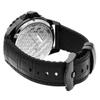 Angel Clover Men's Leather/Rubber Belt TCA45BBK-BKN Wrist Watch
