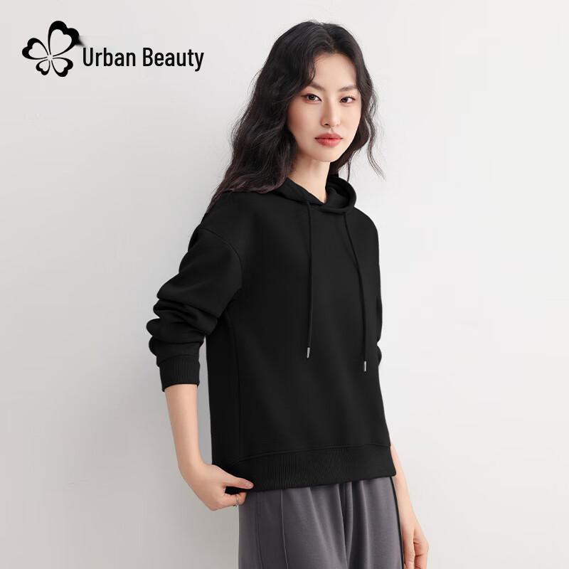 Women's American Style Loose Hooded Sweatshirt