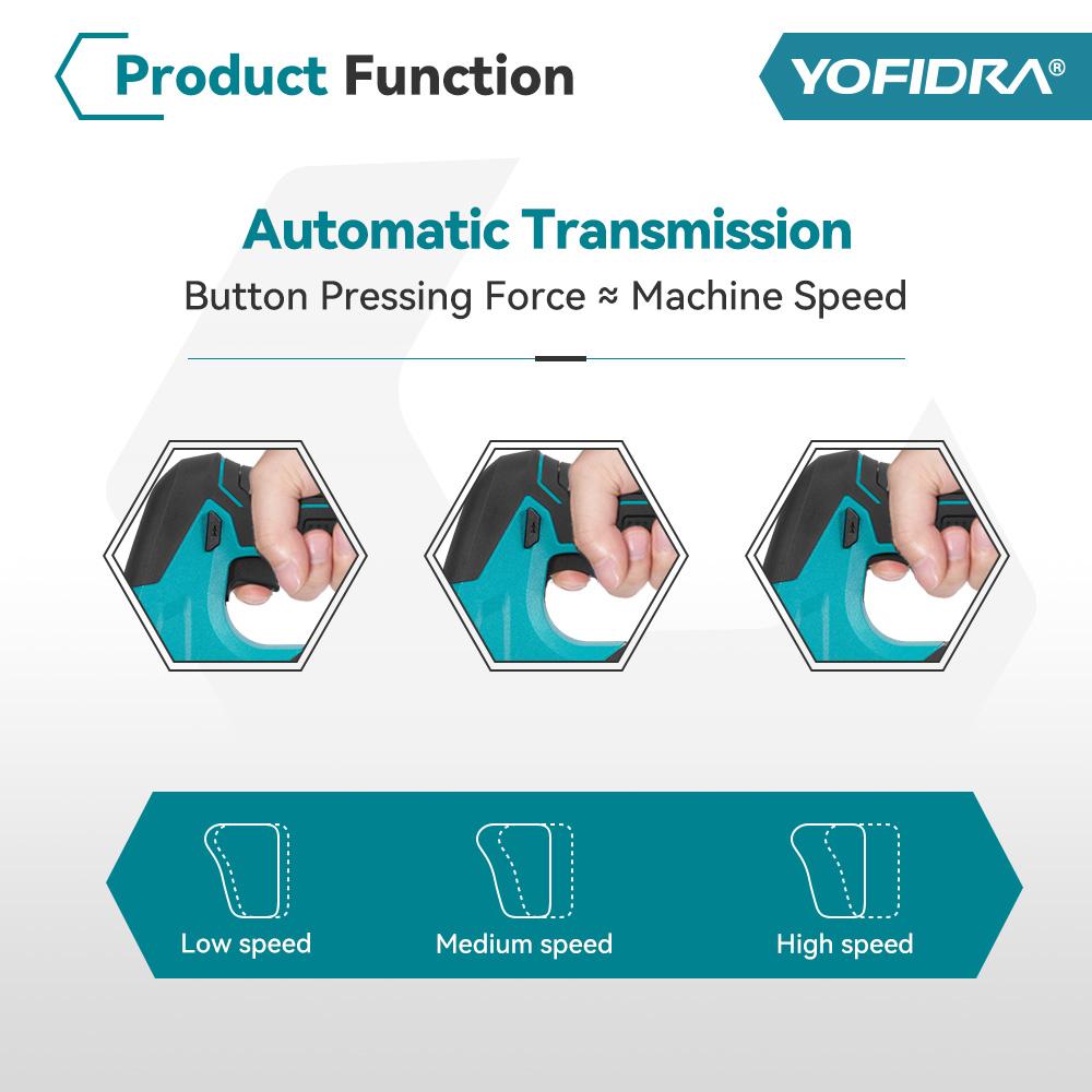Yofidra 19mm Brushless Electric Jig Saw Infrared Laser Curve Saw Variable Speed MultiFunction Cutter For Makita 18V Battery Pin