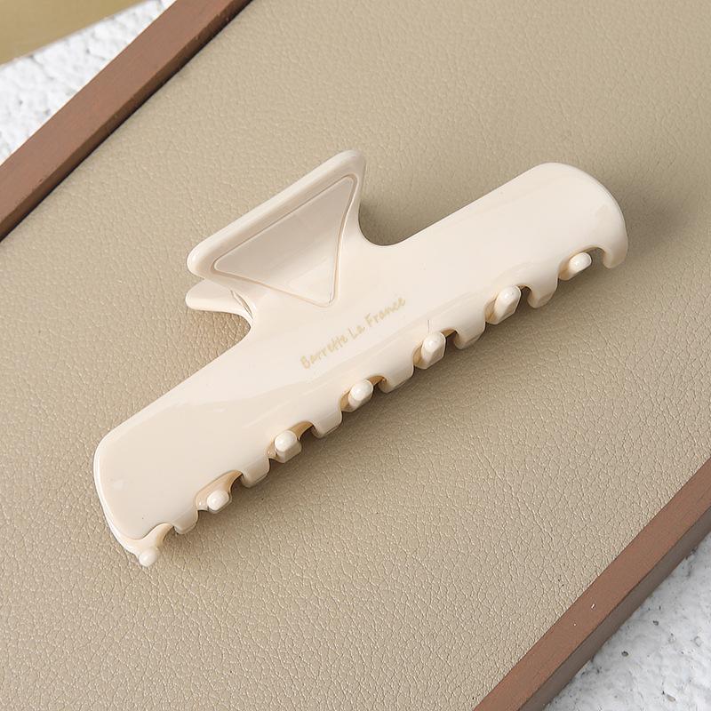 10cm Große Acetat-Haarklammer Vintage Geometrische Haarspangen für Damen Starker Halt Haifisch-Klammer Mode Haarschmuck