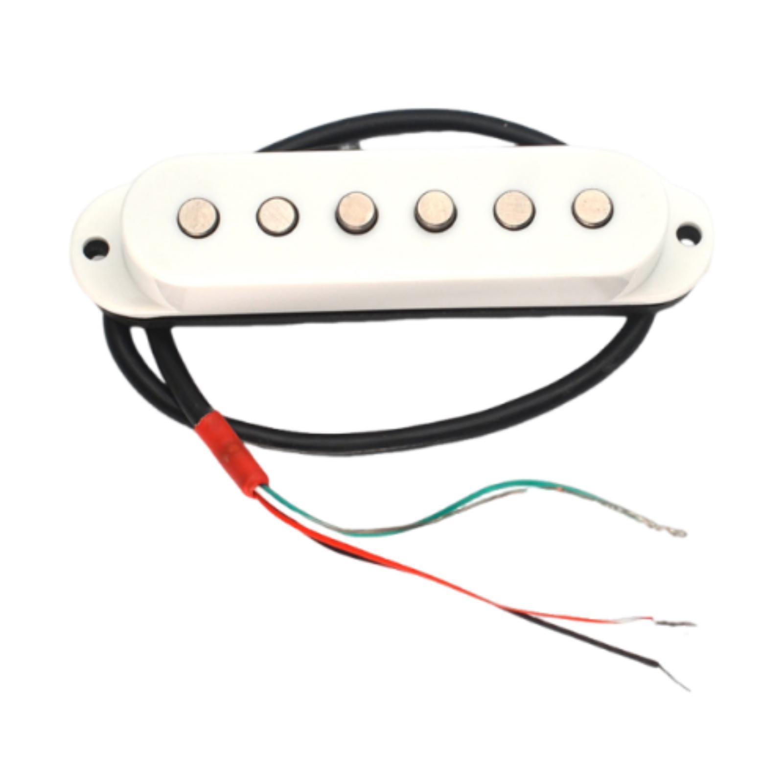 

Alnico 5 Humbucker Complete Line Circuit Single Coil Electric Guitar Pickup for DIY Electric Guitar Instrument Accessory білий
