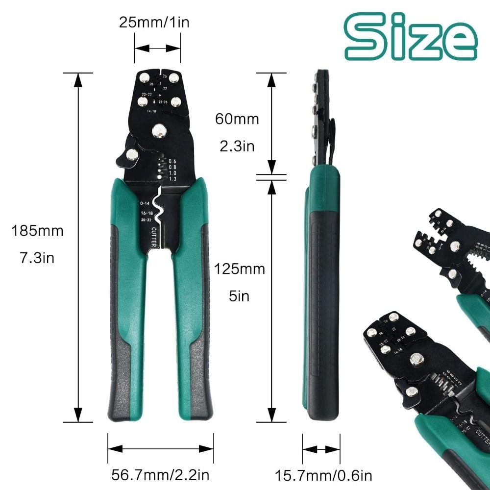 Mini Size Electric Terminal Crimping Pliers 10-26 AWG Hand Crimping Tool Professional Use