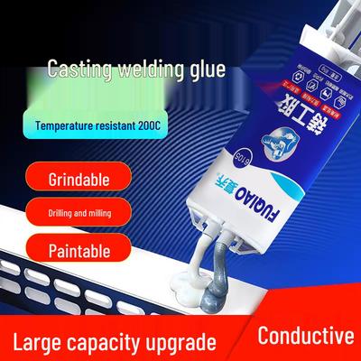 High-Temp Welding Glue for Cast Repair: Strong, Waterproof, Leak-Proof Metal Adhesive for Stainless Steel & Oil Tanks