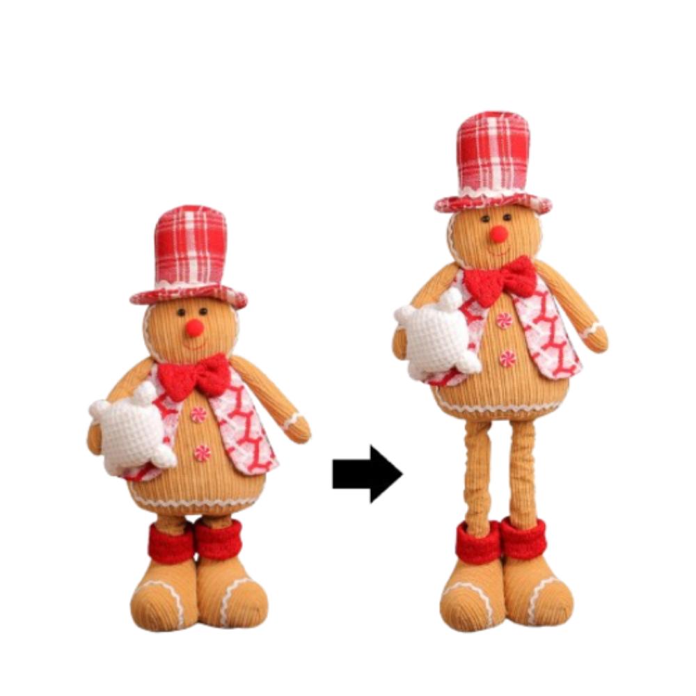 

Милая выдвижная кукла Пряничный человечек, стоящая, Рождественское украшение, Сувениры для вечеринки Men