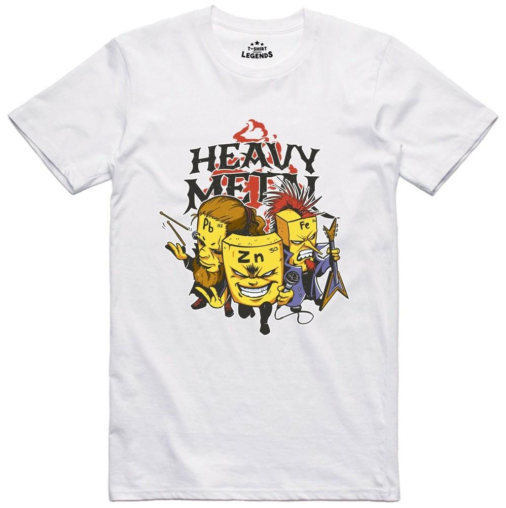 Funny Mens Geek T Shirt Science Heavy Metal Fit Cotton Tee
