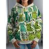 Women's Autumn and Winter 3D Printed Hooded Fashion Versatile Trend Breathable Casual Hoodies & Sweatshirts (women’s)