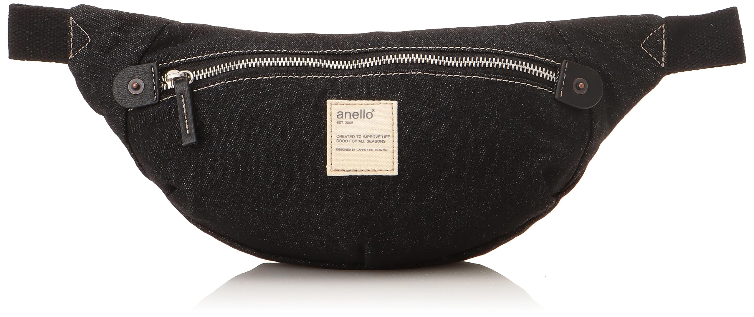 

Body Bag Waist Pouch Water Repellent CONNY AIB4431 BK [Anello]