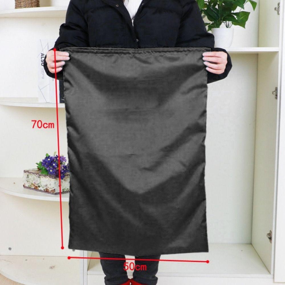 Portable Waterproof Drawstring Sack Oxford Cloth Large Capacity Clothes Storage Bag Reusable Super Large Dust Bag