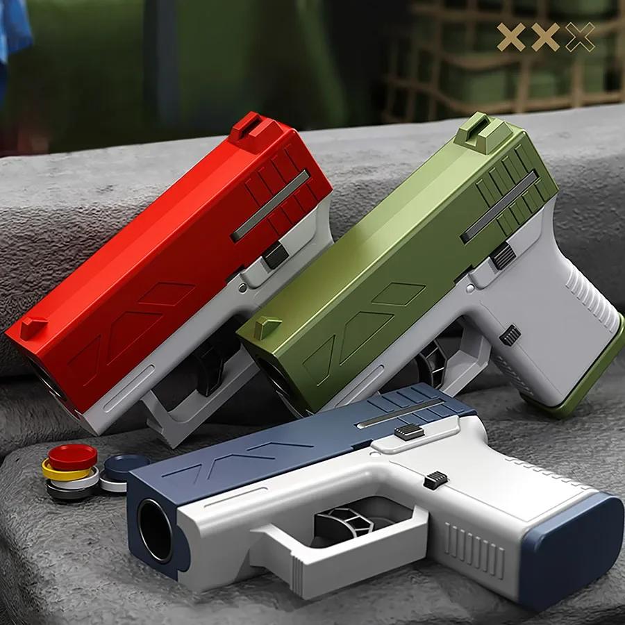 Dětská DIY pistole na frisbee Tactical Master Cool odpalovač 3D tištěné frisbee velký dosah nepřetržitá střelba venkovní hračka