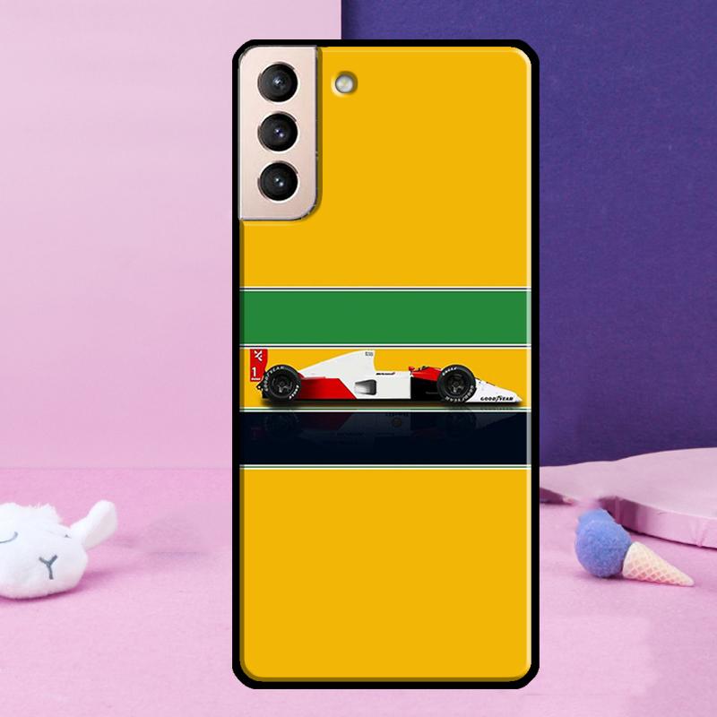 Ayrton Senna F1 Phone Case For Samsung Galaxy S25 S24 Ultra S9 S10 S20 S21 S22 Plus S23 FE S24 FE Cover