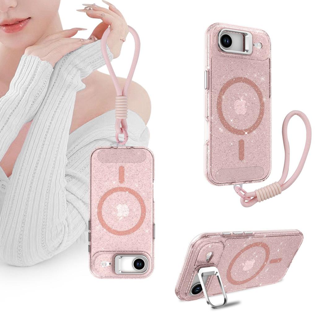 New for IPhone 17 Promax Phone Case Magnetic Starry Glitter 16E Anti Drop for Apple 15 Protective Case