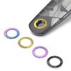 2PCS Titanium Bicycle Pedal Washer OD 20mm Bicycle Crank Protection Ring  For Mountain Bike Road