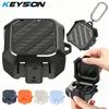 KEYSION Shockproof Earphone Case for Samsung Galaxy Buds 4 Pro Soft Silicone+PC Headphone Cover With Switch Hook for Galaxy Buds4 Pro